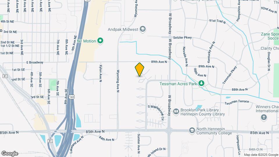 8839 Maplebrook Ct Map and Location Details