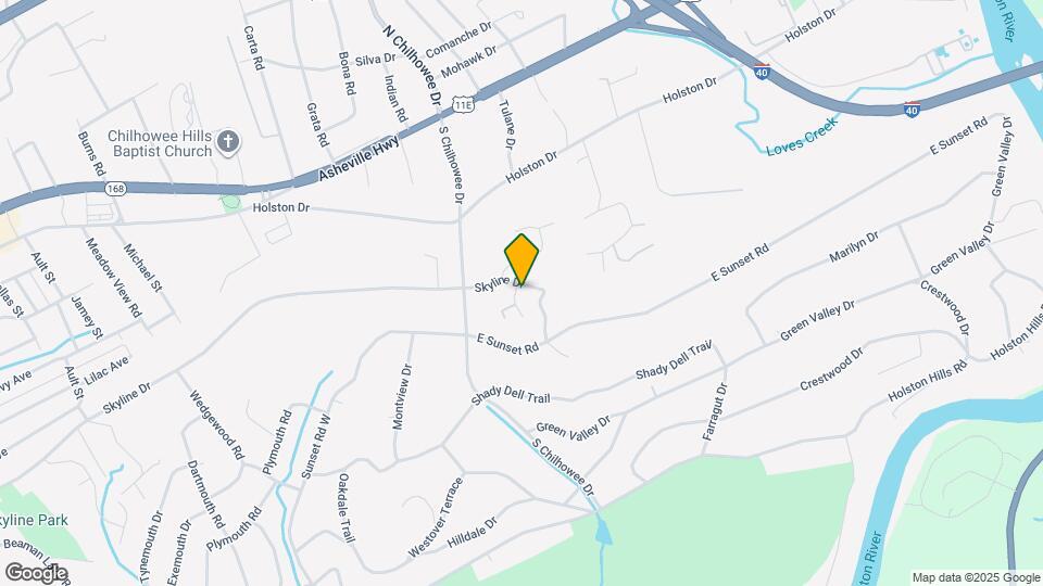 5200 Skyline Dr Map and Location Details