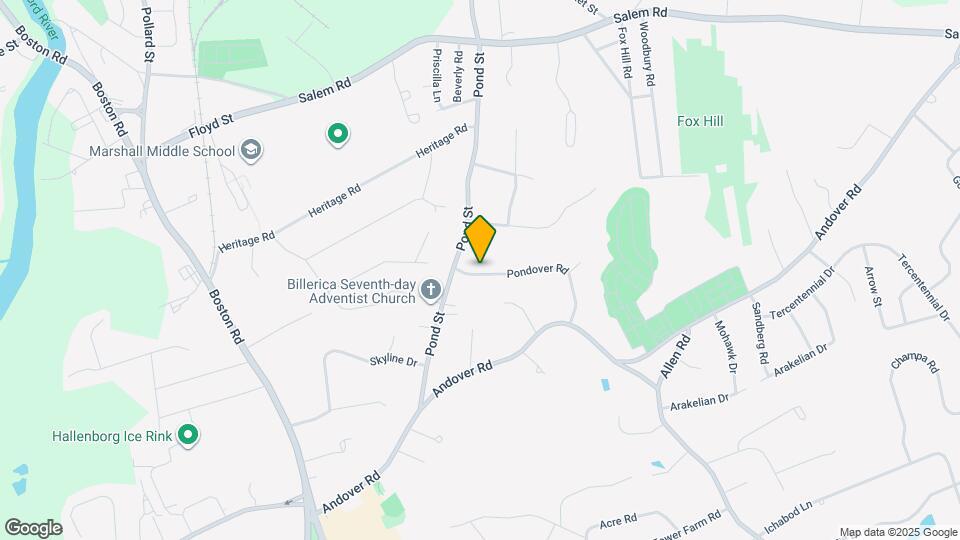 6 Pondover Rd Map and Location Details