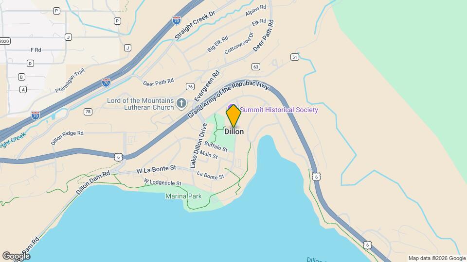 Dillon Vly Map and Location Details