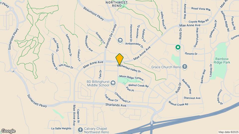 6580 Enchanted Valley Dr Map and Location Details
