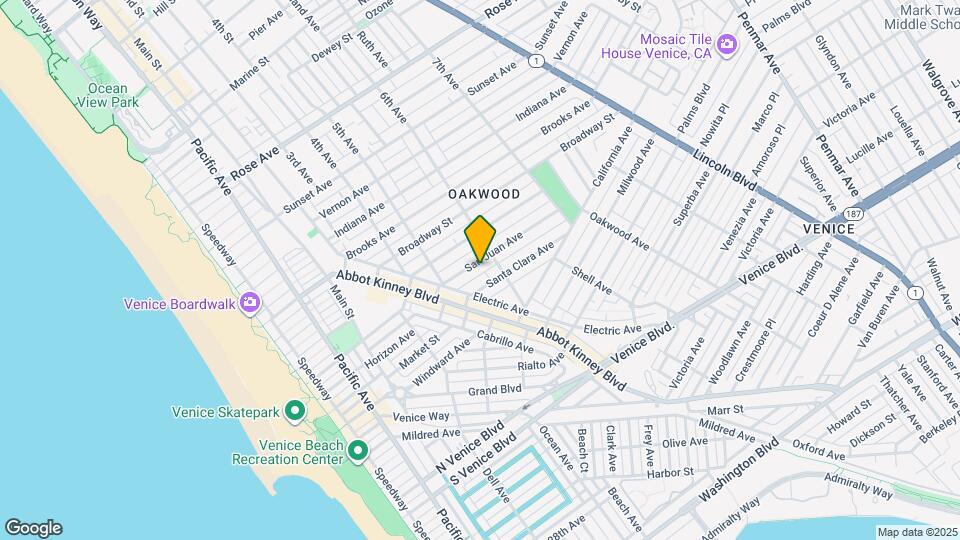 546 San Juan Ave Map and Location Details