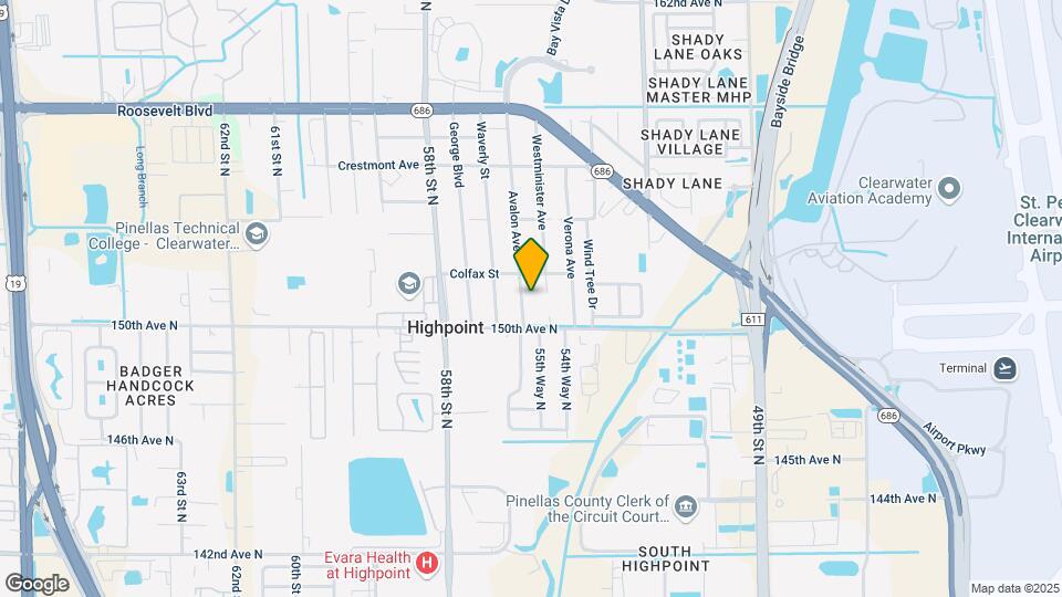 15117 Avalon Ave Mapa y Detalles de la Ubicación