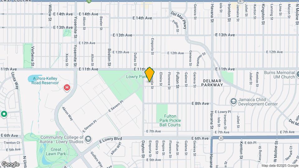 1011 Emporia St Map and Location Details