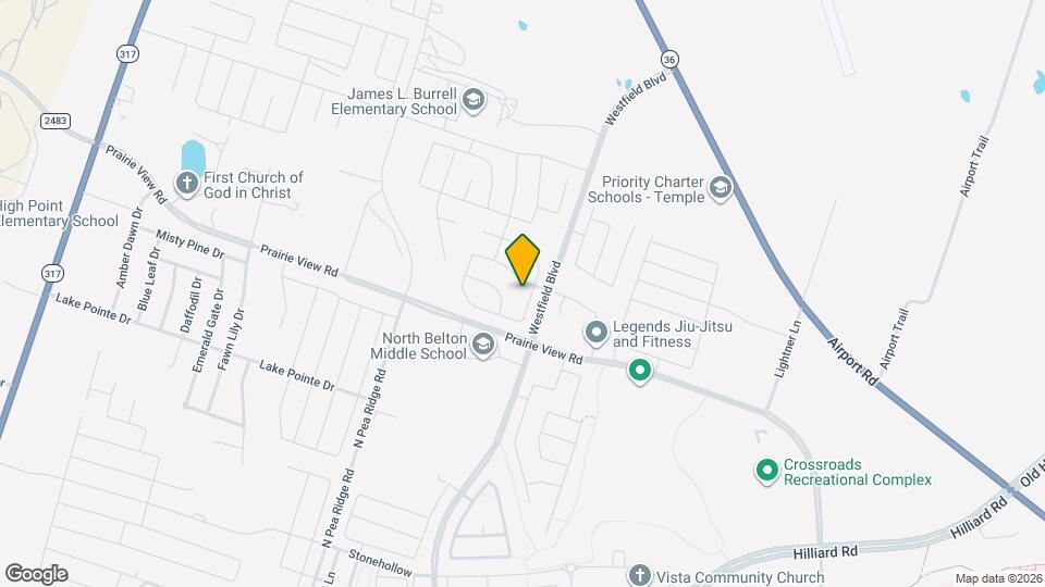 1522 Hillside Dr Map and Location Details