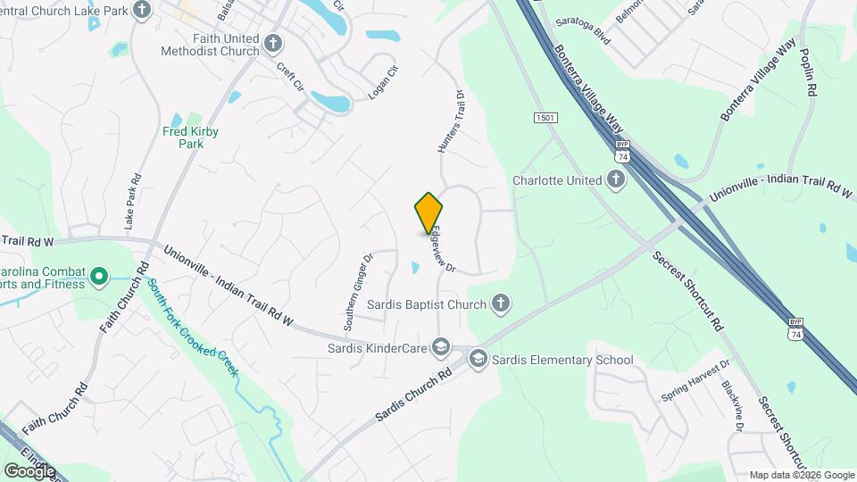 3928 Edgeview Dr Mapa y Detalles de la Ubicación