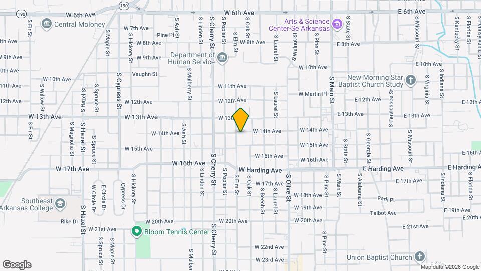 816 W 14th Ave Mapa y Detalles de la Ubicación