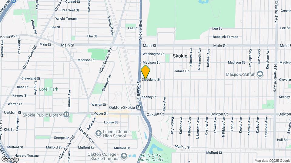 8154-8156 N Keating Ave Map and Location Details