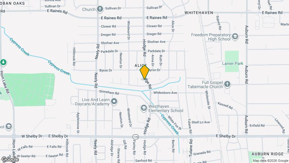 4437 Hodge Rd Map and Location Details