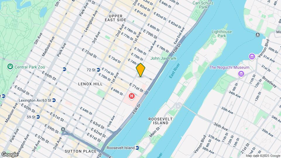 515 E 72nd St, Unit 9B Map and Location Details