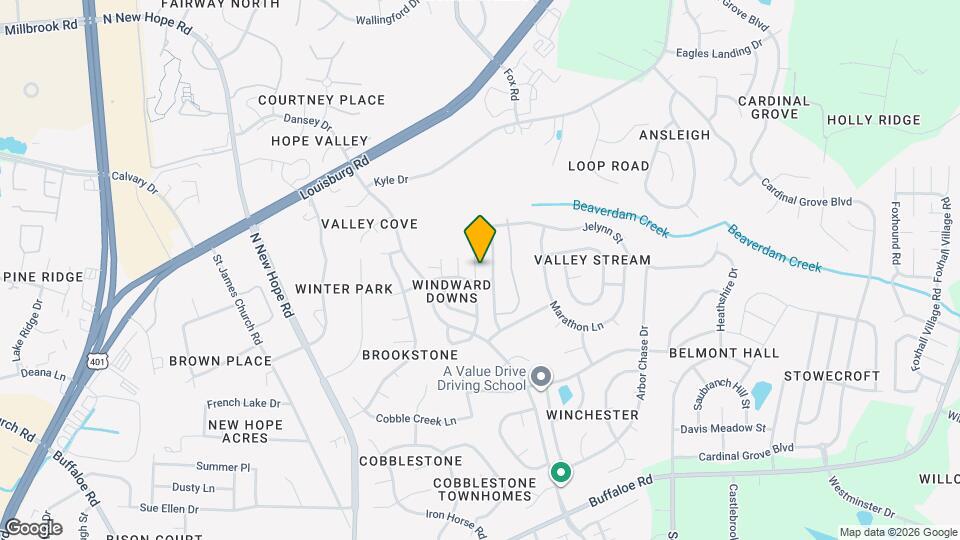 4908 Windblown Ct Map and Location Details