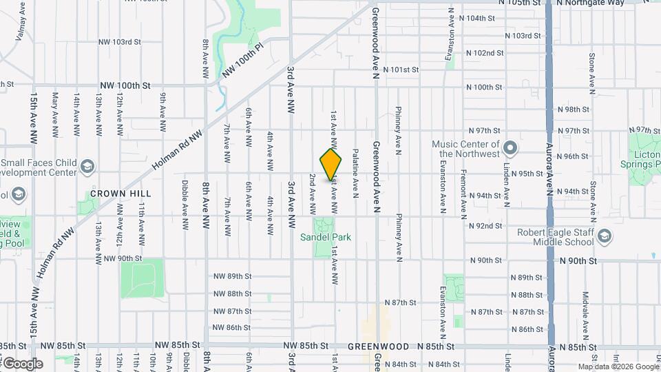 9243 1st Ave NW Map and Location Details