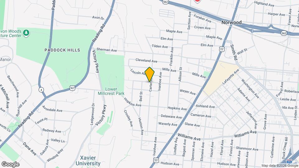 1821 Courtland Ave Mapa y Detalles de la Ubicación