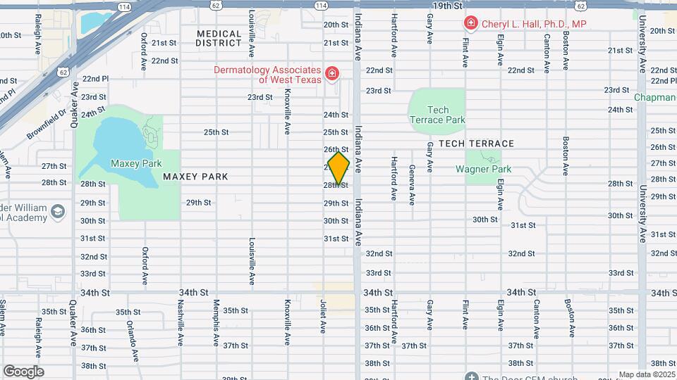 3411 28th St Map and Location Details
