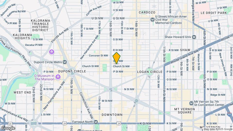 1525 Church St NW Map and Location Details
