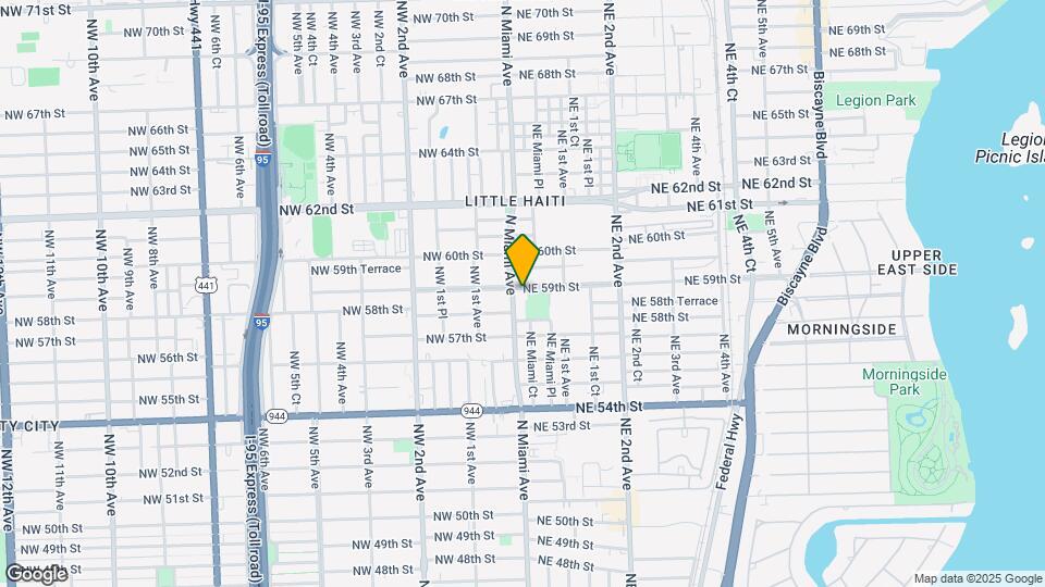 10 NE 59th St Map and Location Details