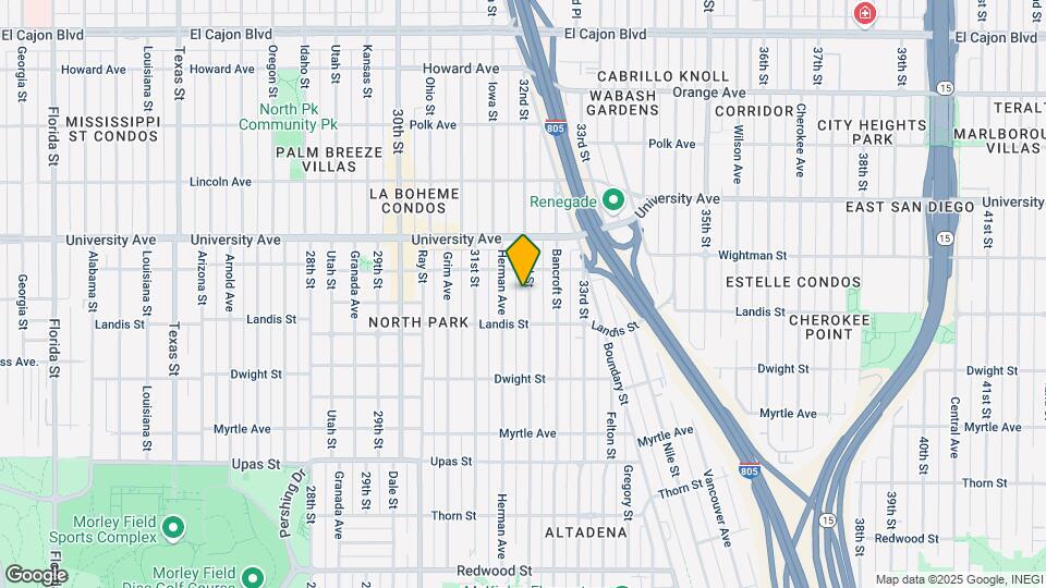 3754 32nd St Mapa y Detalles de la Ubicación