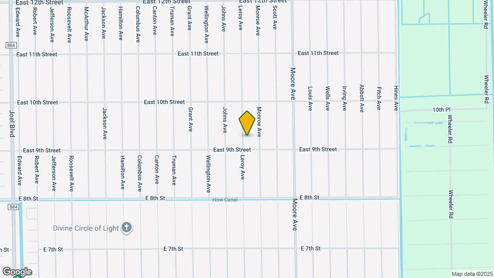 904 Leroy Ave Map and Location Details