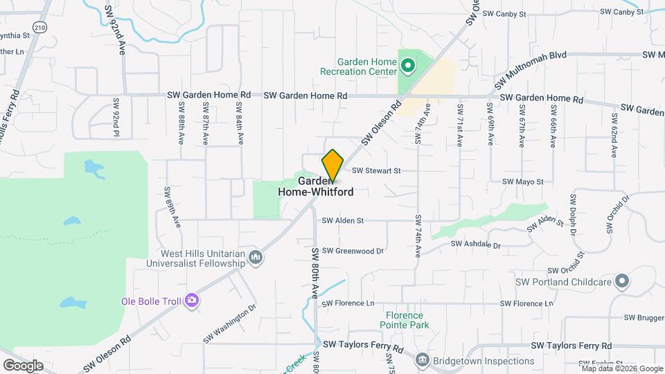 8044 SW Oleson Rd Mapa y Detalles de la Ubicación