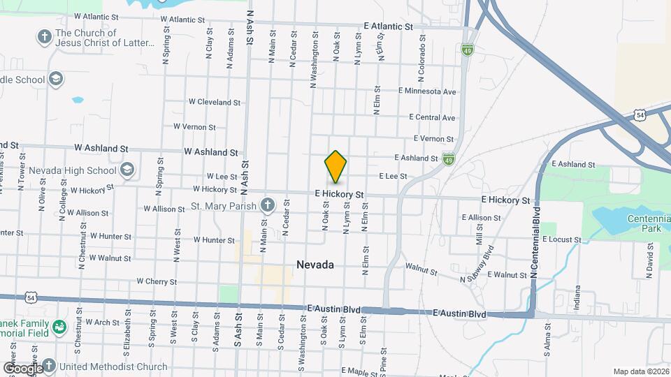 317 E Hickory St Map and Location Details