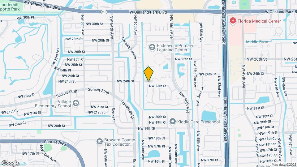 5967 NW 23rd St Map and Location Details