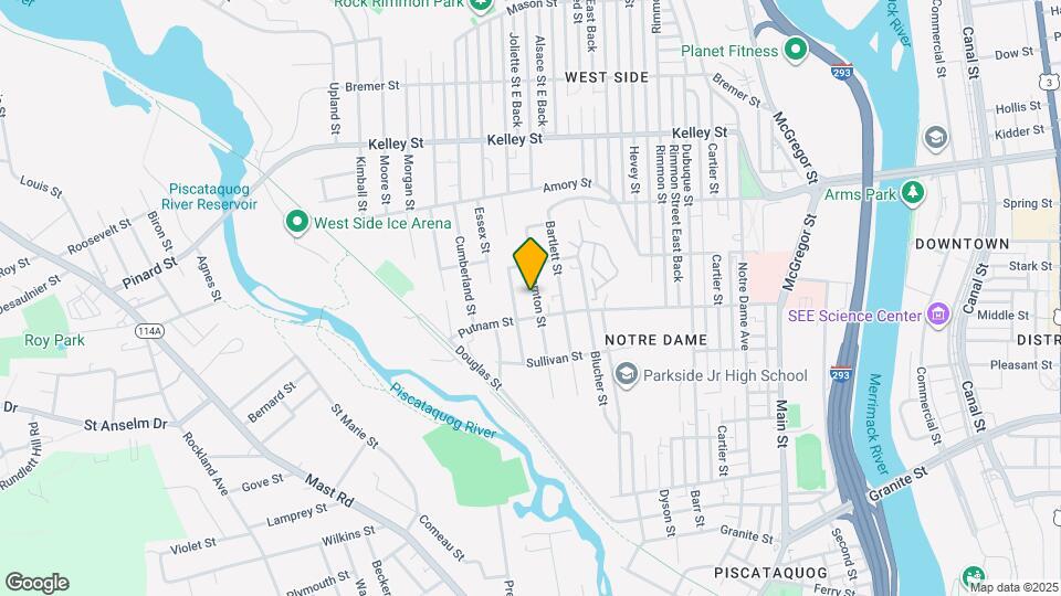 280 Thornton St, Unit 2 Mapa y Detalles de la Ubicación