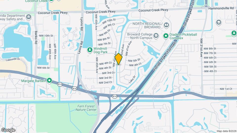 451 NW 42nd Ave Map and Location Details