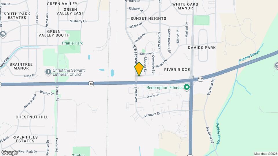 411 Darlene Dr, Unit D Mapa y Detalles de la Ubicación
