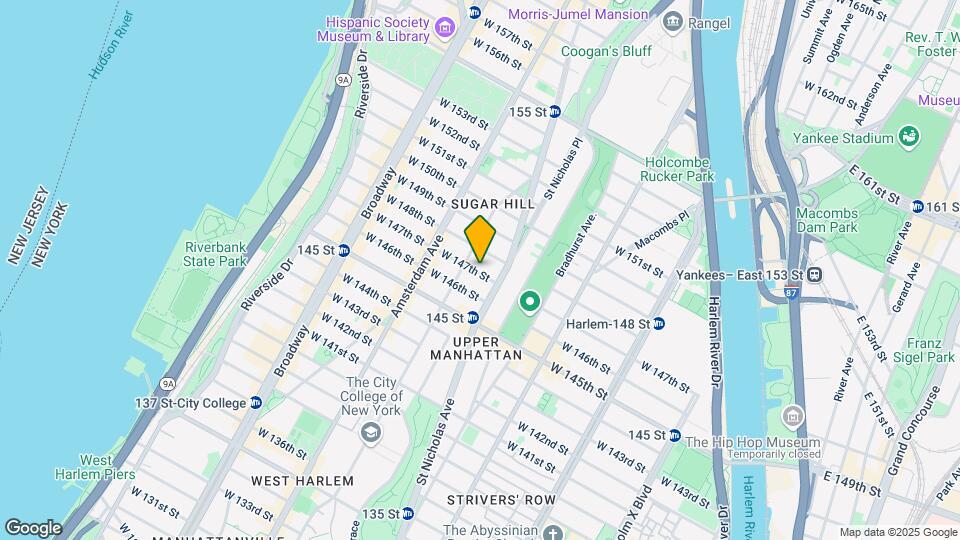 425 W 147th St Mapa y Detalles de la Ubicación