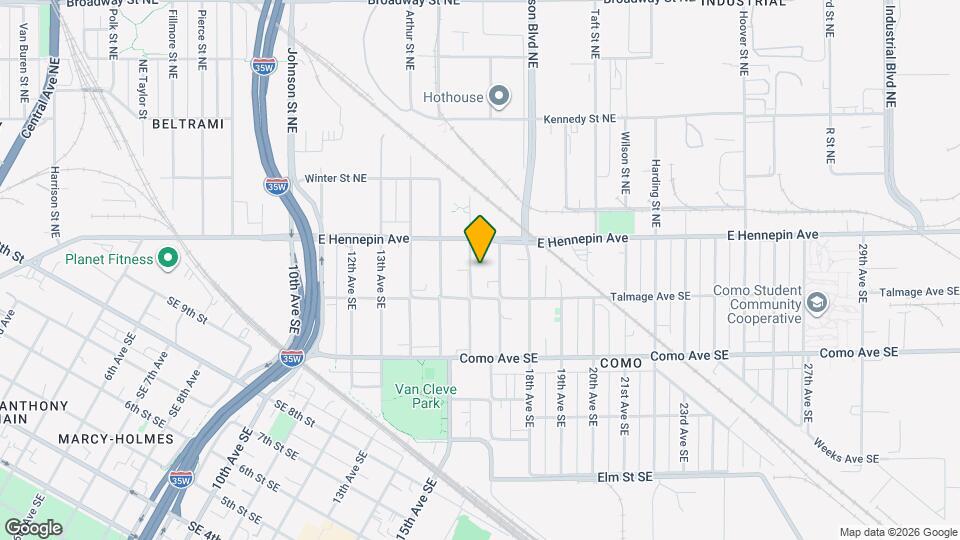 1090 16th Ave SE Mapa y Detalles de la Ubicación