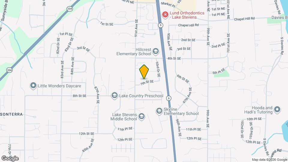 9131 7th St SE Map and Location Details