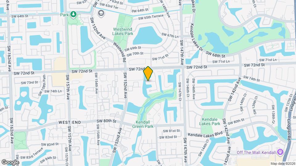 14964 SW 74th Terrace Map and Location Details