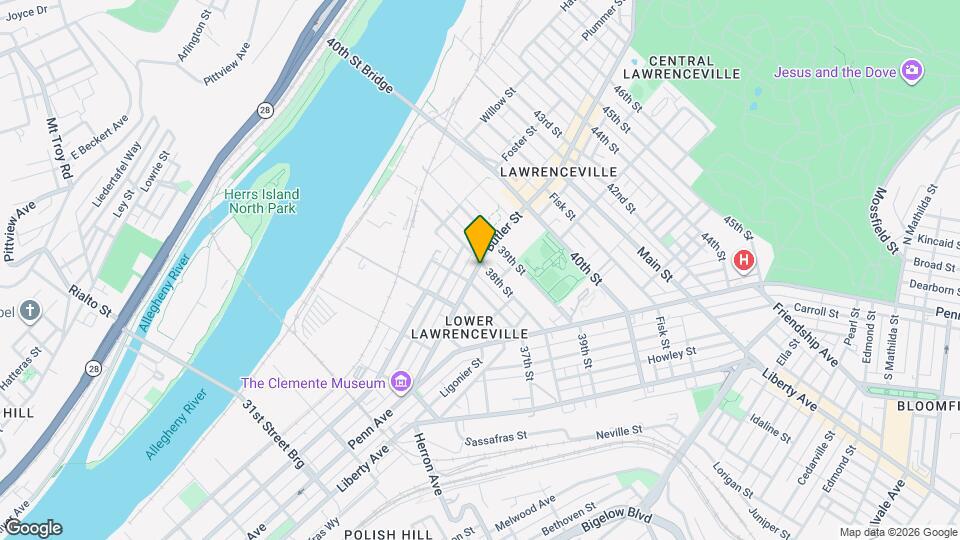 3714 Butler St Map and Location Details