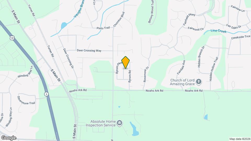 9498 Creekside Rd Map and Location Details