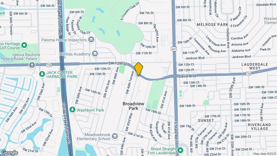 1324 SW 44th Ave Map and Location Details