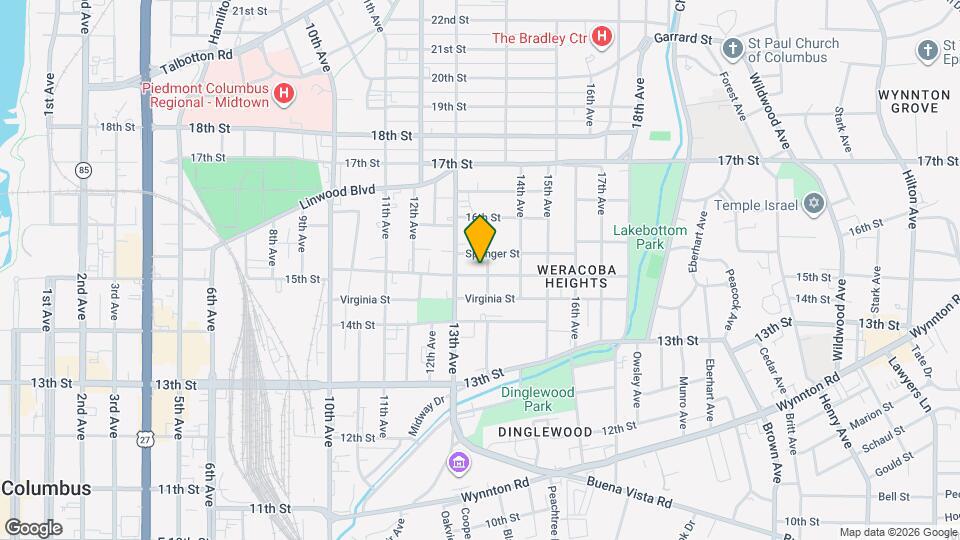 1319 15th St Mapa y Detalles de la Ubicación