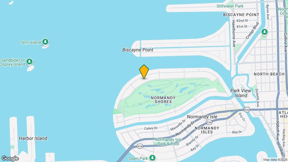 845 Fairway Dr Map and Location Details