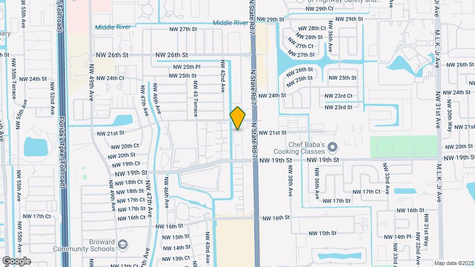 4160 NW 21st St Map and Location Details
