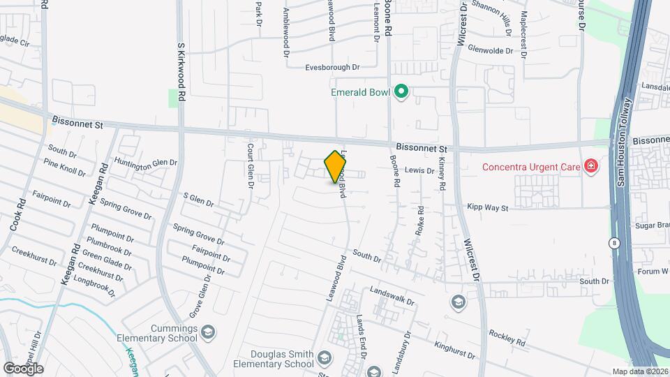 11406 Elmcroft Dr Map and Location Details