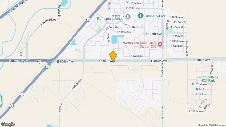 10370 Tucson St Map and Location Details