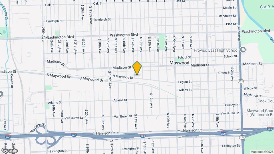 1021 S 14th St Map and Location Details