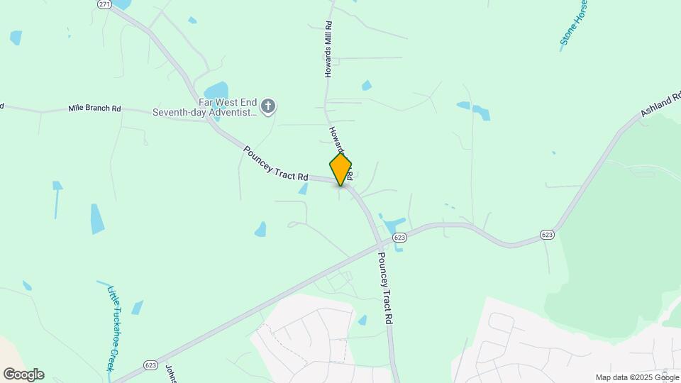 15495 Pouncey Tract Rd Map and Location Details