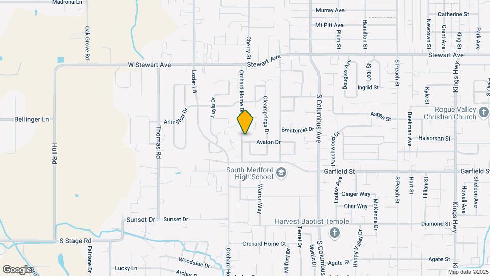 1498 Avalon Dr Map and Location Details