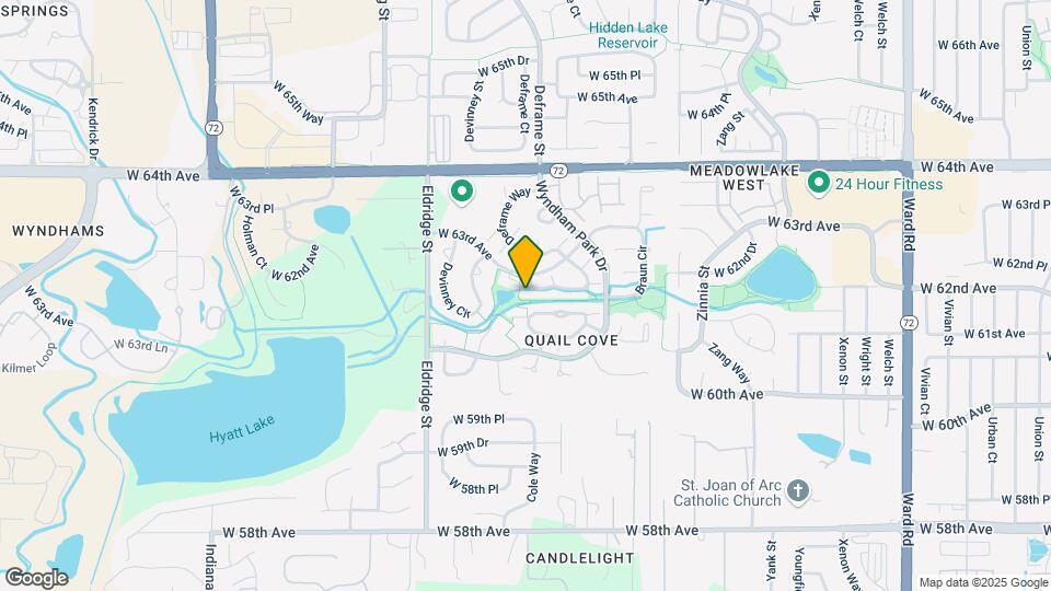 13758 W 62nd Dr Map and Location Details