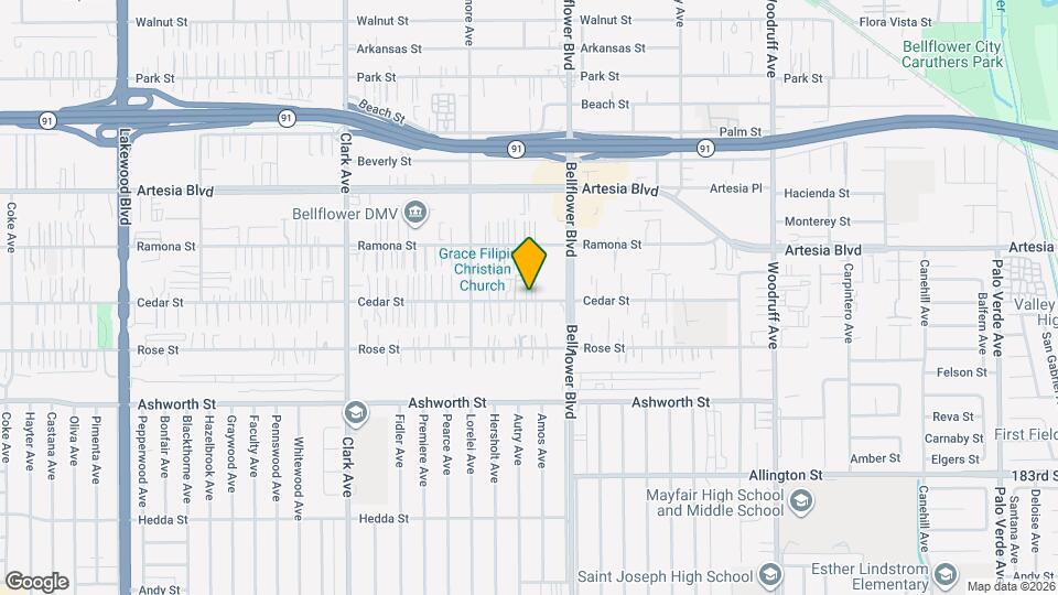 9715 Cedar St Mapa y Detalles de la Ubicación