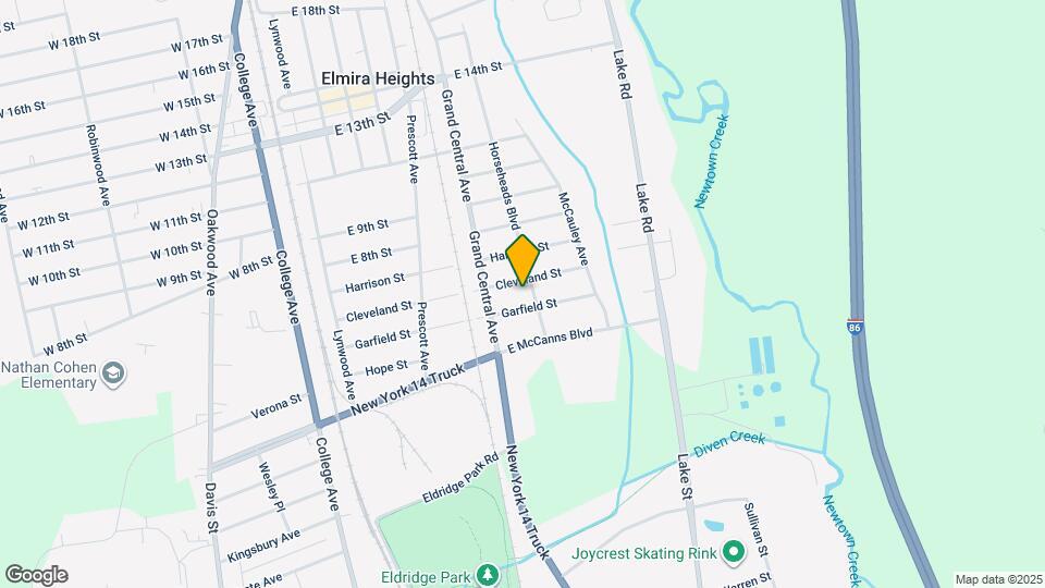 123 Horseheads Blvd Map and Location Details
