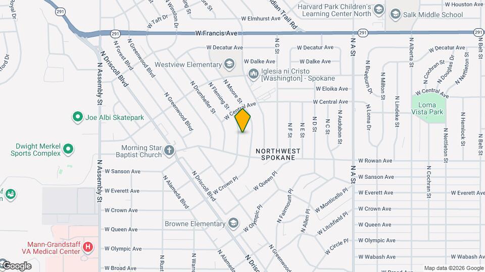 5612 N Fleming St Map and Location Details
