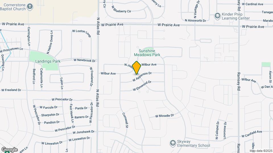 2777 W Apperson Dr Map and Location Details