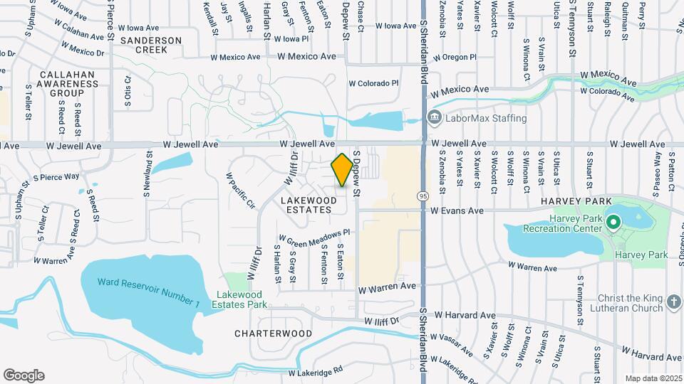 5704 W Asbury Pl Map and Location Details