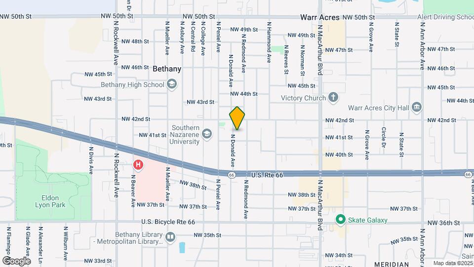 4206 N Donald Ave Map and Location Details